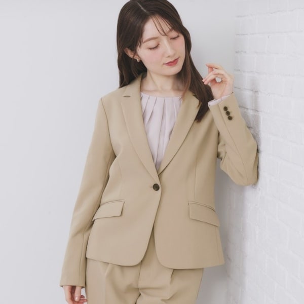 金ボタンダブルブレストテーラードジャケット【洗える】 | オペーク