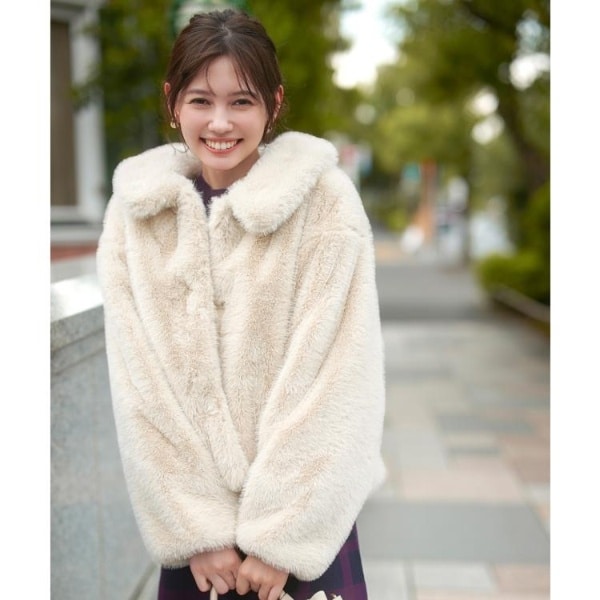 エコファーショートコート エコファーショートコート【洗える】 | インデックス(index