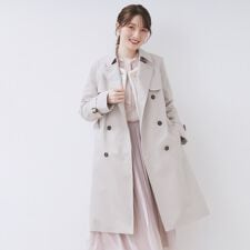 インデックス(index)のトレンチコート【洗濯機OK撥水花粉対応】《XS～3L》