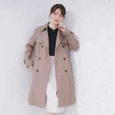インデックス(index)のトレンチコート【洗濯機OK撥水花粉対応】《XS～3L》