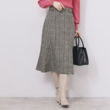 マーメイドフレアスカート【洗濯機OK防シワ】