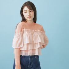 3wayフリルドッキングニット【洗濯機OK坑ピル】