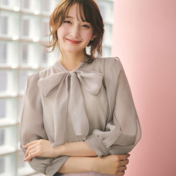 yori. オーガンジーブラウス　新品タグ付き 中古・古着通販】yori (ヨリ) ドットオーガンジーブラウス ホワイト