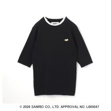 【ポムポムプリン】フリルケーブルニット【洗濯機OK・抗ピリング】