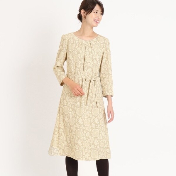 新品タグ付き Sunauna 五分丈ワンピース