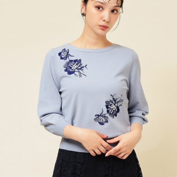 SS～Lサイズ展開／手刺繍】クラフトニット | スーナウーナ(SunaUna