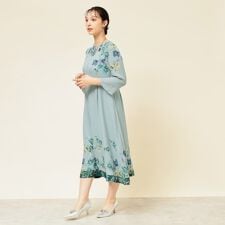 スーナウーナ(SunaUna)の【co creation and yours／SS～L】花柄パネルワンピース