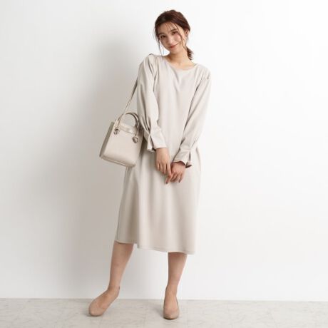 S Ll カットジョーゼットサックワンピース グローブ Grove ファッション通販 マルイウェブチャネル