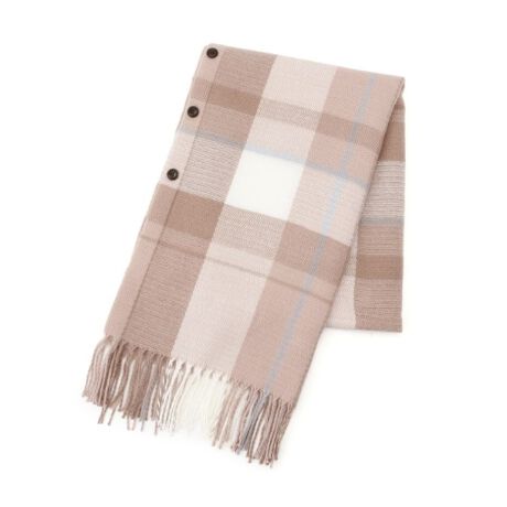 ボタン付き2wayチェック柄ストール グローブ Grove ファッション通販 マルイウェブチャネル