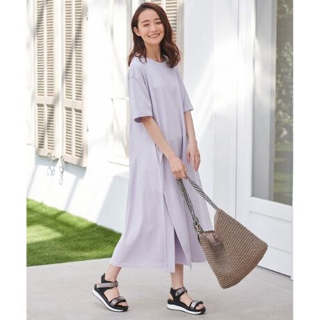 S Ll オーガニックコットンクルーネックワンピース グローブ Grove ファッション通販 マルイウェブチャネル