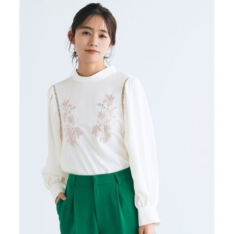 華やか刺繍クラシカルブラウス | グローブ(grove) | マルイウェブ 