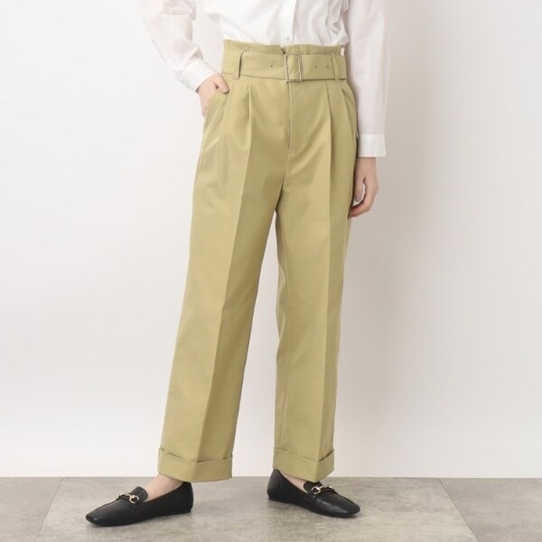ベルテッドタックパンツ | グローブ(grove) | マルイウェブチャネル ベルテッドタックパンツ | グローブ(grove) | マルイウェブチャネル