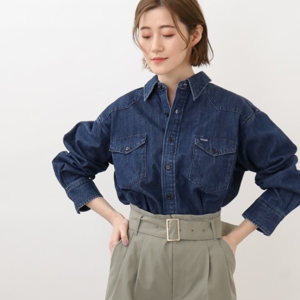 ナノ別注 Wrangler（ラングラー） デニムシャツ サイズS