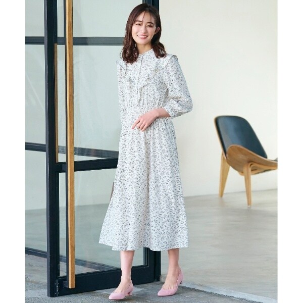 1枚で華やぐフラワーフリルワンピース | グローブ(grove) | マルイ