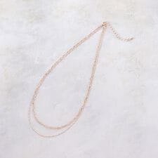 アンカーチェーン2連ネックレス