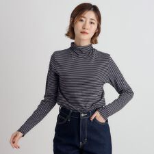 【吸湿発熱MW】メロータートルネックプルオーバー