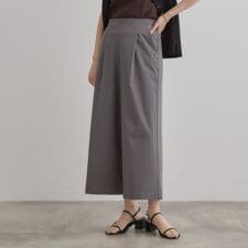 【冷感】サマーハイパーストレッチワイドパンツ