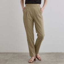高身長さん向け＋5cm【接触冷感】サマーハイパーストレッチテーパードパンツ