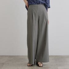 高身長さん向け＋10cm【接触冷感】サマーハイパーストレッチワイドパンツ