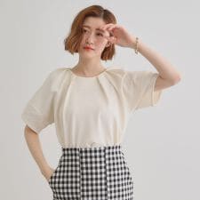 楽してきまる ランタンスリーブプルオーバー