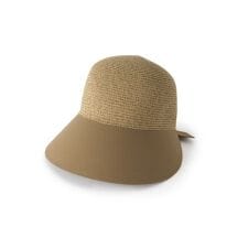 グローブ(grove)のウォッシャブルブレード切替ワイドブリムリボンキャップ