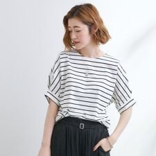【UVカットひんやり二の腕カバー】タックドルマンプルオーバー