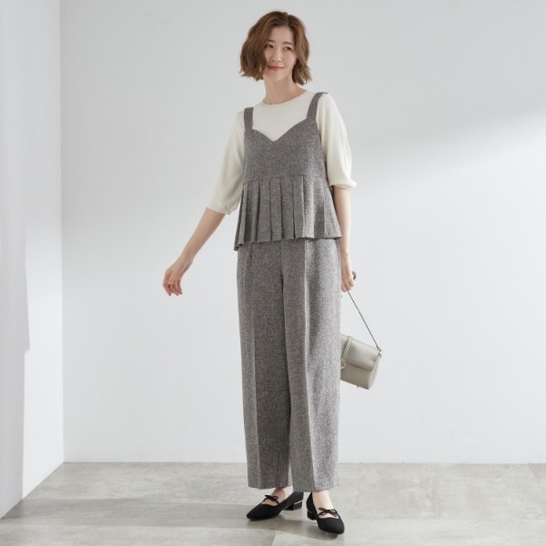 grove セットアップパンツスーツ grove（グローブ） ストレッチ素材を使用した人気シリーズの