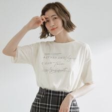 グローブ(grove)のラフだけどおしゃれ　チュールレイヤードTシャツ