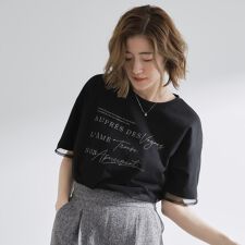 グローブ(grove)のラフだけどおしゃれ　チュールレイヤードTシャツ