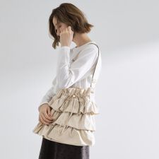 【撥水】ティアードドロストショルダー