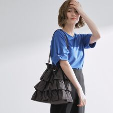 【撥水】ティアードドロストショルダー
