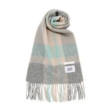 グローブ(grove)の洗えるウール100％チェックマフラー