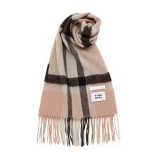 グローブ(grove)の洗えるウール100％チェックマフラー