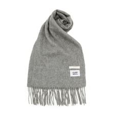 洗えるウール混ラメマフラー