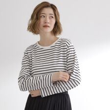 グローブ(grove)のボーダーアソートベーシックロンT