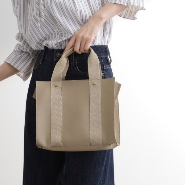 テープハンドルスクエア2WAYトート