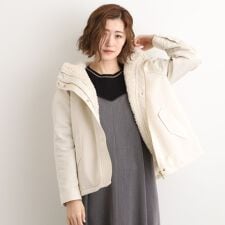 グローブ(grove)の【名品アウター3WAY・はっ水】ボアライナー付マウンテンパーカ