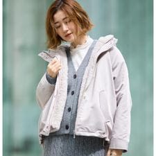 グローブ(grove)の【名品アウター3WAY・はっ水】ボアライナー付マウンテンパーカ