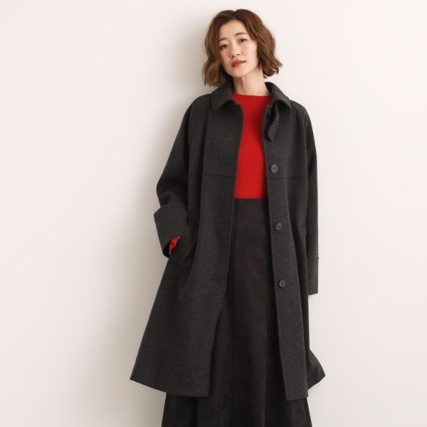 BEAMS BOY ／ リバーシブル ステンカラーコート