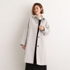クラシカルな佇まい 大人のステンカラーロングコート