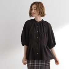 グローブ(grove)のウエストタックチュニックブラウス