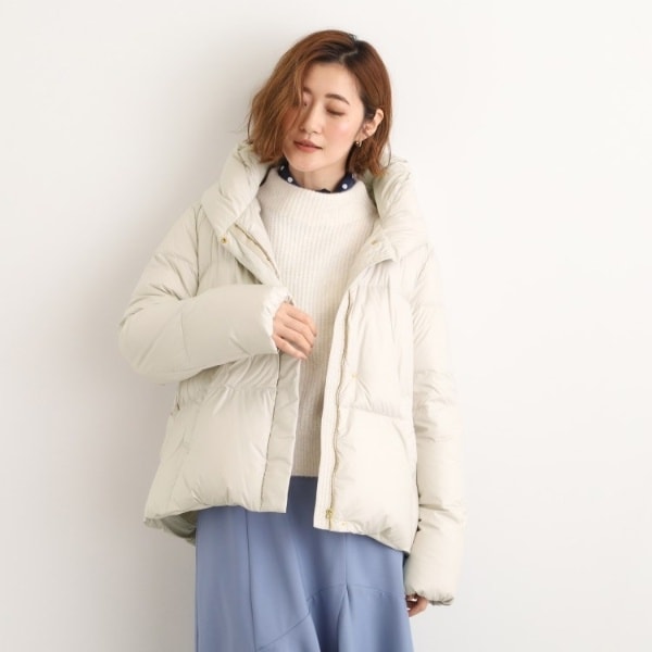 ぬくぬくで暖かい。フードファーショートダウン/MM448606 | ミッシュ