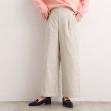 【多機能】裏起毛ハイパーストレッチワイドパンツ