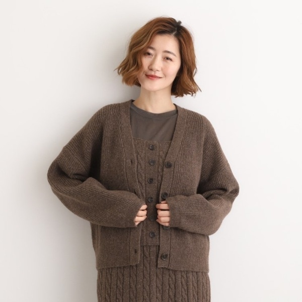 SETITEM】オーバーサイズ畔カーディガン | グローブ(grove