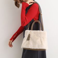 タックタッセルエコファー2WAYトート