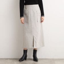 クラシカルツイード Aラインスカート