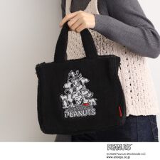 グローブ(grove)の【PEANUTS】ボアスクエア2WAYトート