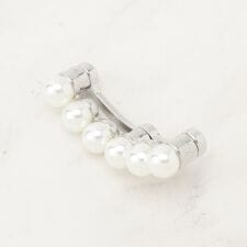 マグネットRラインパール調ブローチ