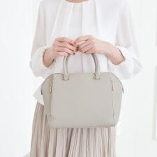 【人間工学】タテZipバーハンドル2WAYトート