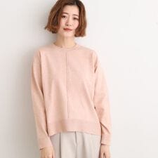 グローブ(grove)の【SETUP可能】冬から春まで心地よく　タック編みオーバーサイズニット